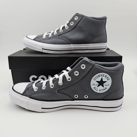 Converse Mens Size 11.5 Malden Street Mid Unisex‎ Sneaker Iron Grey A01460F New - Picture 2 of 7